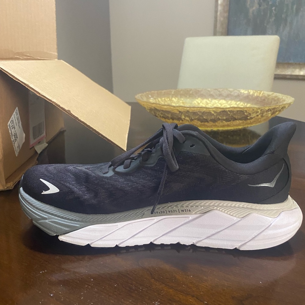 Hoka Arahi sneakers.